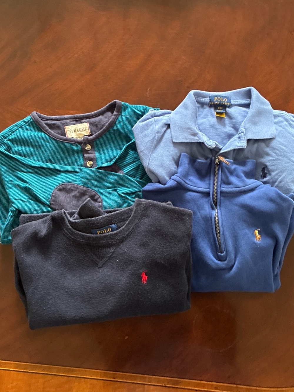 Boys, long sleeved shirts, and polo lot sz 4: polo Ralph Lauren & me & Henry